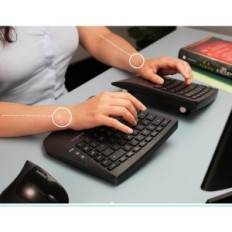 Wireless Perixx Keyboard Black Compact Bluetooth Keyboard for Computer and Laptop