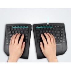 Draadloos Perixx-toetsenbord Zwart Compact Bluetooth-toetsenbord voor computer en laptop