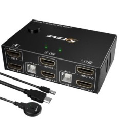 KVM Miedda KVM hjulbryter, UP, USB, HDMI
