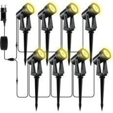 LED žibintų rinkinys Yusei, 8/26M, šilumos baltas 3000k, IP65