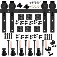 Wolfbird sliding door guide set 183 cm, 4 doors, solid