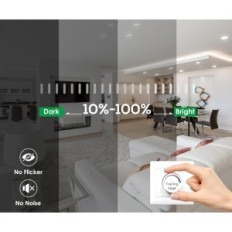 Alusso LED Spot forsænket 230V, 7W, krom, varmt / neutralt / hvidt lys