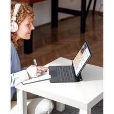 EARTO M01-A11-BK-DE-B-Tastatur, für iPad Pro 11 M4 2024, schwarz