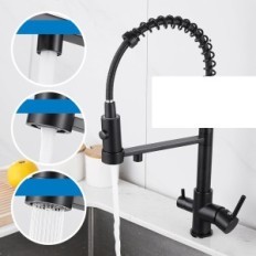 Kuchyně mixér Mogfct 3in1, mosaz, prodloužená, černá matná, použitá