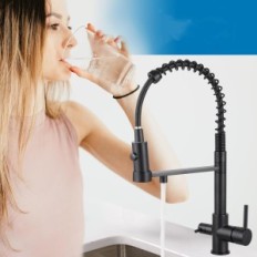 Köök Mixer Mogfct 3in1, messing, laiendatud, must matt, kasutatud