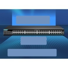 Yuanley 48-port přepínač Gigabit Poe, 400W kov, s SFP uplink 1000mbps