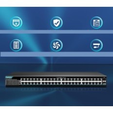 Yuanley 48-port přepínač Gigabit Poe, 400W kov, s SFP uplink 1000mbps