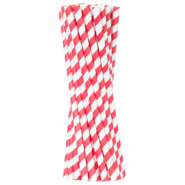 Papel adere para madeira de açúcar 6 / 270mm - branco-e-vermelho 500pcs.