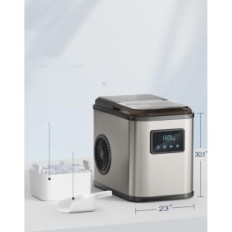 Ice Machine Keegone 120W 2L Fast Ice Slot Machine för hem med bra prestanda och tyst arbete