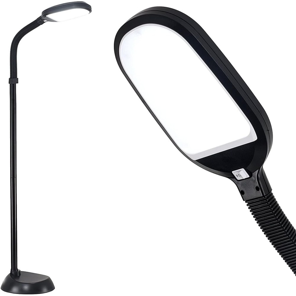 LED-Puls-Stehleuchte, Tageslicht, flexibler Arm, 27 W