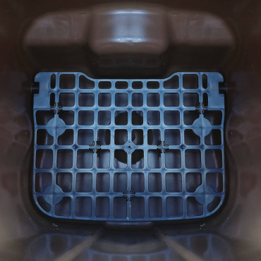 Containerskoppkorg för avfall och sopor Europlast Austria - Brown 120L BIO + GRATE