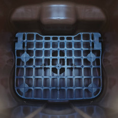 Container bucket kurv for avfall og søppel Europlast Austria - Brown 120L Bio + Grate