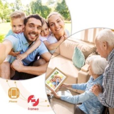 Apveelveer WiFi 10.1 Digitaalinen kehys ", 32 Gt: n muisti, HD IPS-näyttö, kosketus