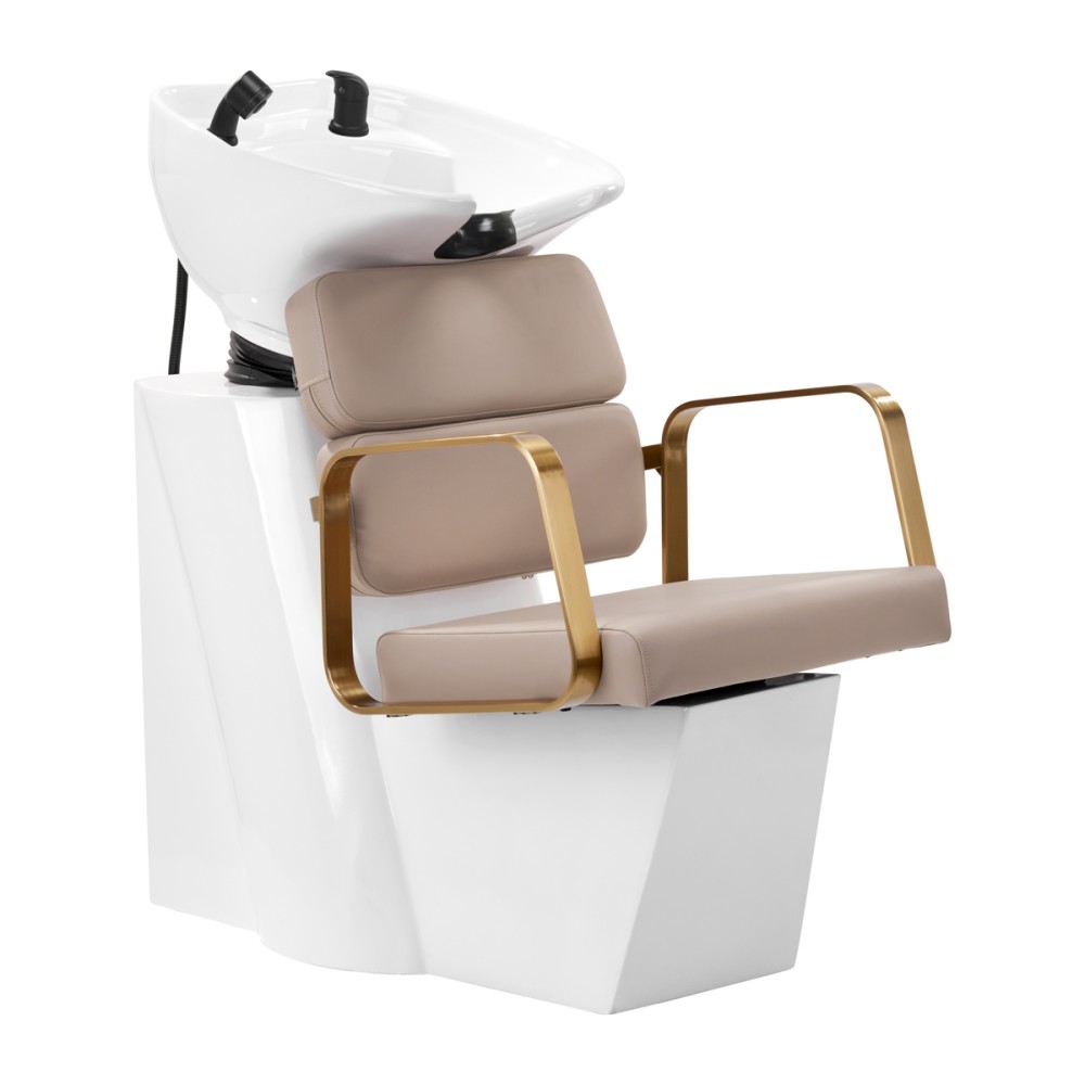 Gabbiano Porto-GM hair wash unit beige — side view