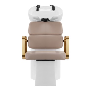 Gabbiano Porto-GM hair wash unit beige — front view