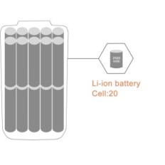 Batteria SHENTEC 36V 2500 MAH, per Al-Ko e Grassimmer, Mostra