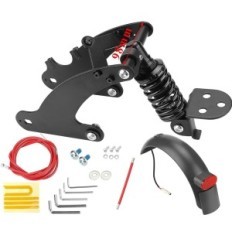 Conjunto de suspensión trasera Motutech para Xiaomi M365 / Pro, guardabarros y luz