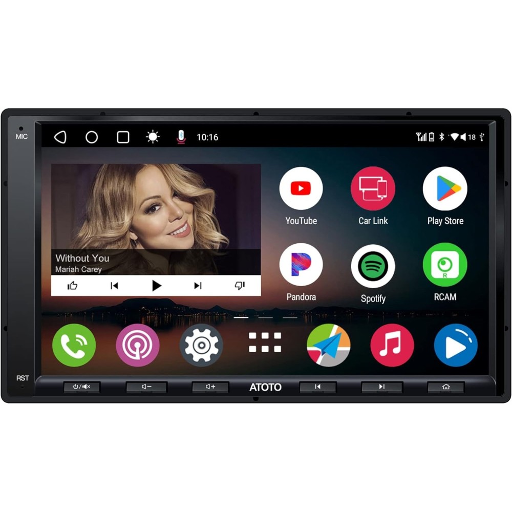 Atoto A6G2A7PF Radio Android Double-DIN, Carpeli, Android Auto, GPS, 7 "