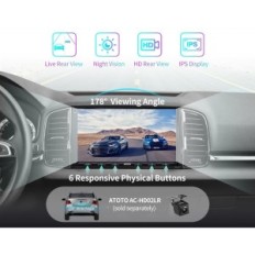 Atoto a6g2a7pf rádio android duplo-din, carplay, auto android, gps, 7 "