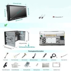 ATOTO A6G2A7PF raadio Android Double-Din, Carplay, Android Auto, GPS, 7 "