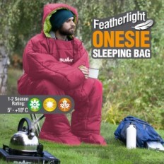 PMS worn a sleeping bag for adults, thick, warm, camping, fishing, M