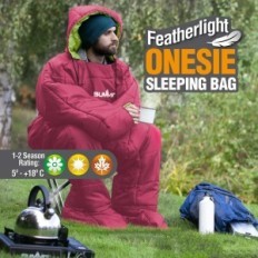 PMS worn a sleeping bag for adults, thick, warm, camping, fishing, M