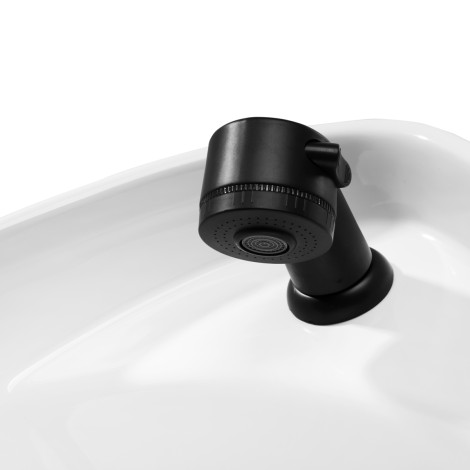 Gabbiano Porto-GM hair wash unit beige — close-up of the head