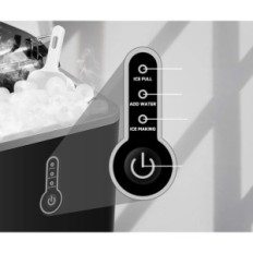 Kumio Ice Waterwork 1.5L, 9 kuber i 6-9 minutter, med et blad og en kurv, brukt