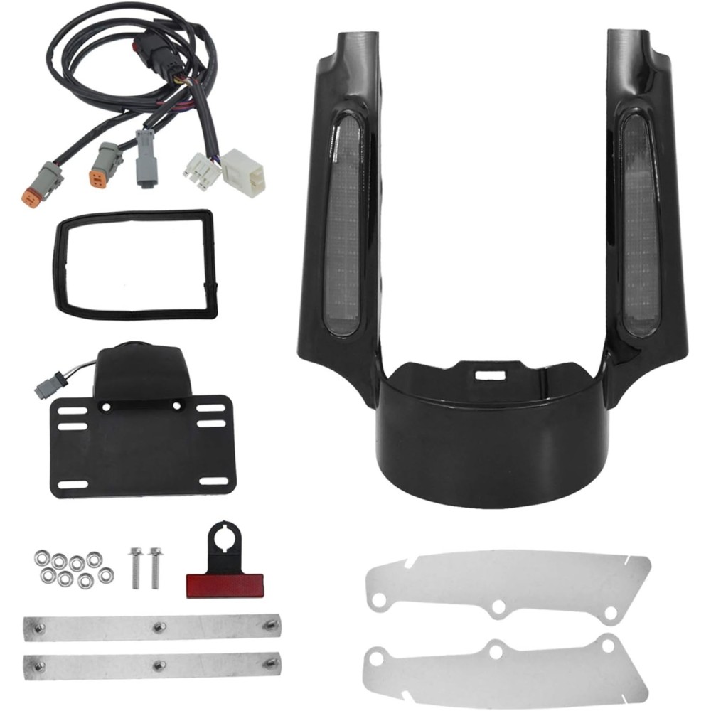 HDBUBABALUS Zadný blatník s LED do Harley Touring 2009-2013 Road