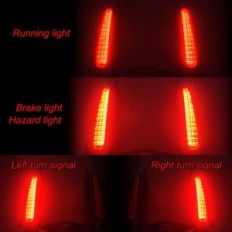 Fender posteriore HDBubalus con LED a Harley Touring 2009-2013 strada, utilizzato