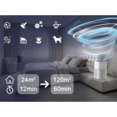 DAYETTE Oczyszczacz Powietrza z Hepa H13, 22 dB, do Pomieszczeń do 120 m²