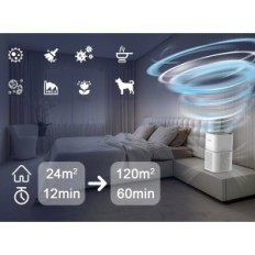 DAYETTE légtisztító Hepa H13-tól, 22 dB-ig, 120 m2-ig