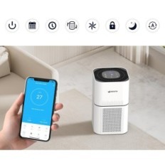 DAYETTE Oczyszczacz Powietrza z Hepa H13, 22 dB, do Pomieszczeń do 120 m²