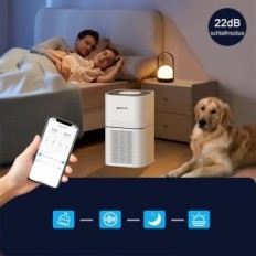 DAYETTE légtisztító Hepa H13-tól, 22 dB-ig, 120 m2-ig