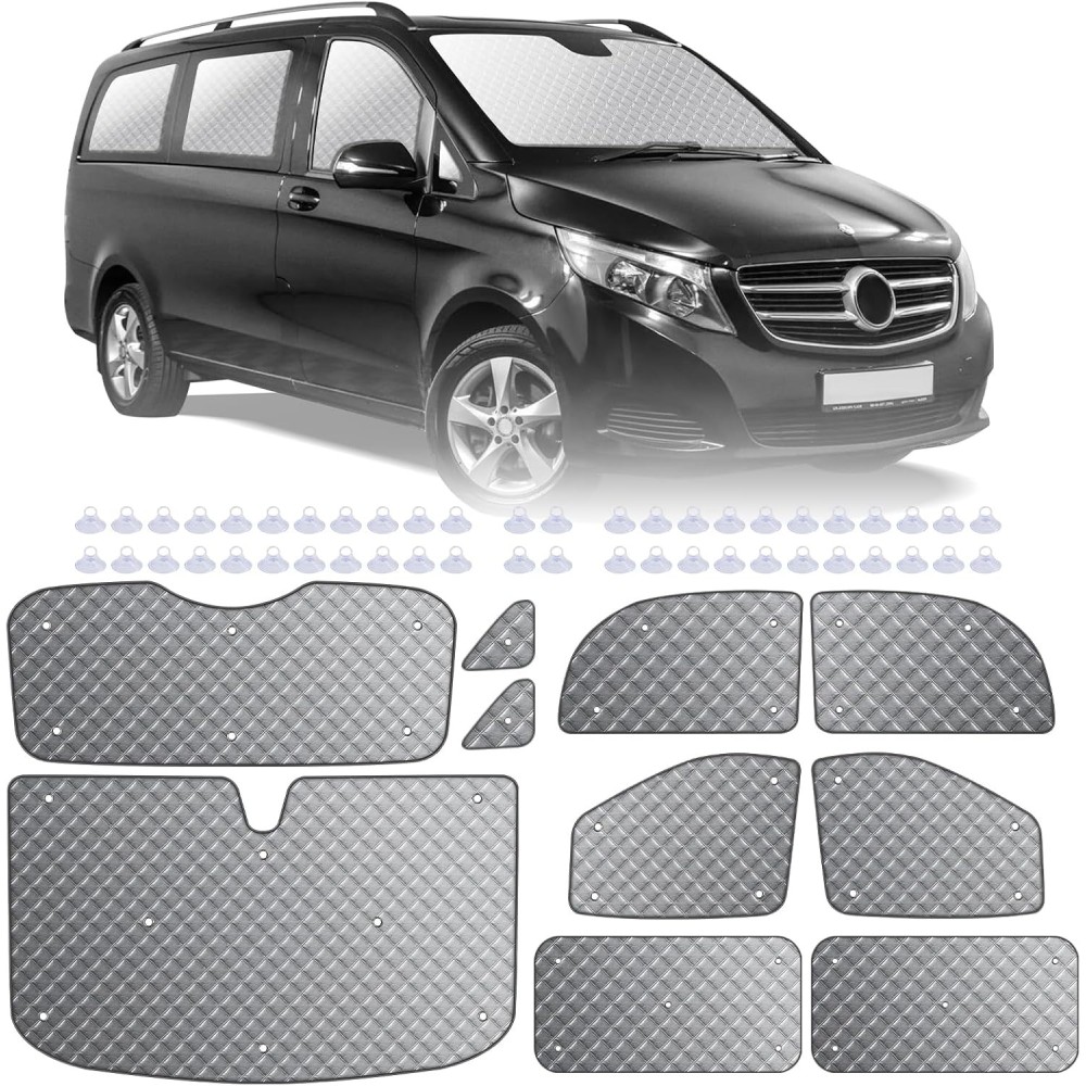 MaxAwe 10 darab termikus szőnyeg VITO III W447 2014- 2024, Napvédelem