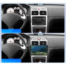 Nhopeew car radio 2 + 64g Android for Peugeot 307 with GPS and WiFi