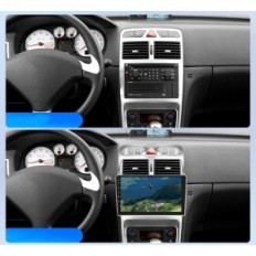 Nhopeew auto Radio 2 + 64g Android pro Peugeot 307 s GPS a WiFi