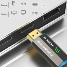 Kabel HDMI 2.1 SHULIANCABLE 8K 100m, 48 Gbps, 4K 120Hz, eARC