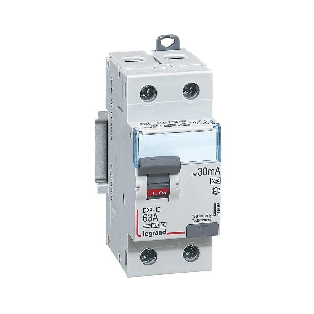 Legrand 63A Diferenciálny výrez typu A, 30MA, BIPOLAR, 2 moduly
