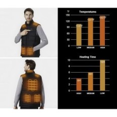 Vest Sevdie Men XXL con riscaldamento elettronico e Powerbank