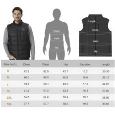 Vest Sevdie Men XXL with electronic heating and powerbank