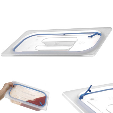 Tampa com junta de silicone para recipientes GN 1/1 - HENDI 881804
