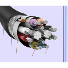 USB 3.0 15m Mutecpower kabel, s zesilovači, výkon, černá