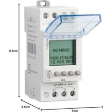 Legrand Alpharex D21 412631 Digital Weekly Programmer 1 canale 230V