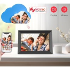 Digital Photo Frame Frameo 10.1 "med WiFi og 32 GB minne, 4 stk.