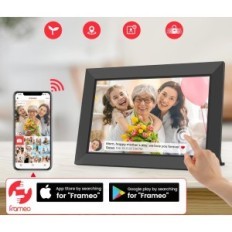 Digitaalinen valokuvakehyskehys 10.1 "WiFi: n ja 32 Gt: n muisti, 4 kpl.