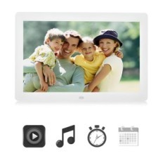 Fényképkeret VBESTLIFE, 32 GB, 1080p, USB, 1280x800, fehér