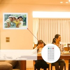 Cadre photo Vbestlife, 32 Go, 1080p, USB, 1280x800, Blanc