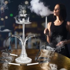 Shisha Rannice 26 ", ανοξείδωτο χάλυβα, σύνολο 4 φιδιών, για ταξίδια, έκθεση