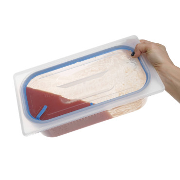 Tampa com gaxeta de silicone para recipientes GN 1/3 - HENDI 881828